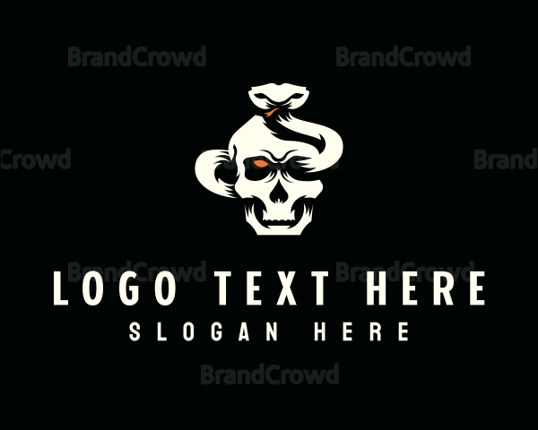 Skull Snake Venom Logo