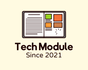 Module - Digital Online Course logo design