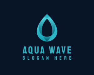 Marine Water Droplet logo design