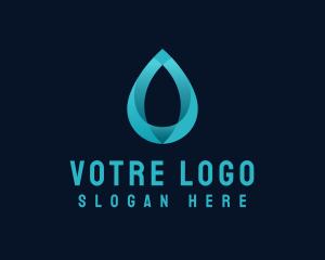 Rain - Marine Water Droplet logo design