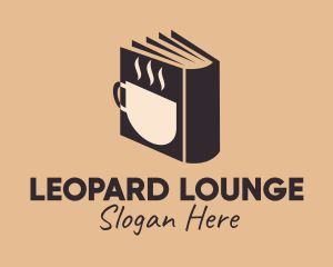 Hot Coffee Book  logo design