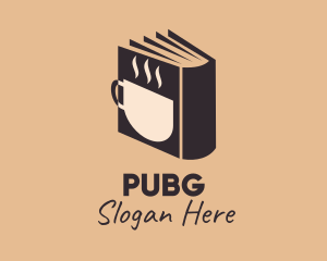 Cup - Hot Coffee Book logo design