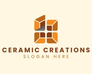 Ceramic - Square Tile Flooring logo design