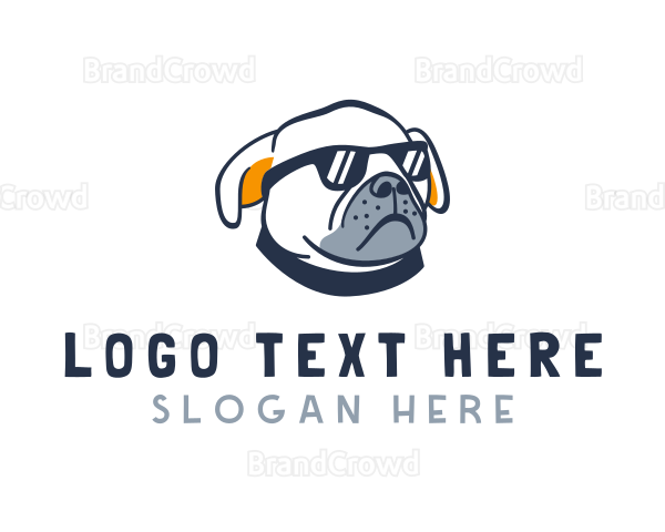 Cool French Bulldog Vet Logo