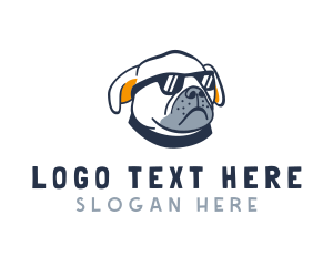 Dog Trainer - Cool French Bulldog Vet logo design