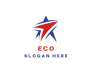Abstract Star Logistics  Logo