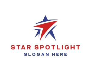 Abstract Star Logistics  logo design