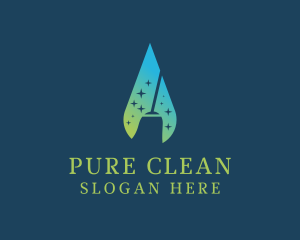 Cleaning Mop Housekeeping logo design