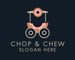Sweet - Donut Food Cart logo design