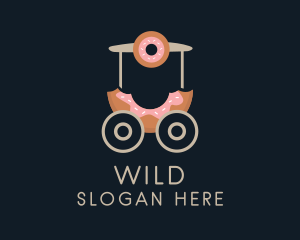 Kitchen - Donut Food Cart logo design