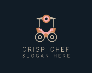 Donut Food Cart  logo design