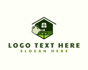 Nature - Watering Can Landscaping logo design