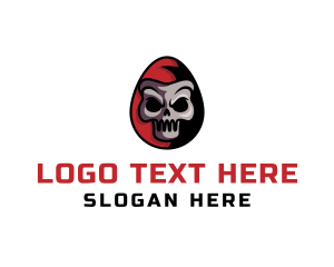 Halloween - Death Skull Avatar logo design