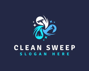 Cleaning Equipment Janitorial logo design