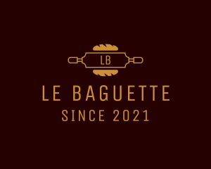 Baguette - Baguette Rolling Pin Bakery logo design