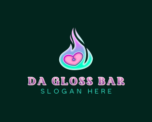 Heart Adult Bar logo design