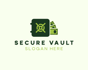 Vault - Money Cash Vault logo design