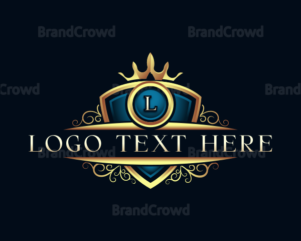 Luxury Crown Crest Logo