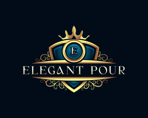 Luxury Crown Crest logo design