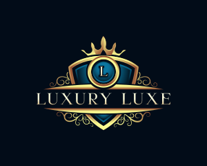 Luxury Crown Crest logo design