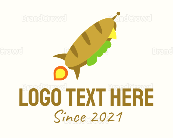 Rocket Launch Sandwich Logo