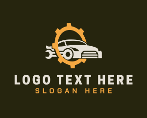 Cogwheel - Cogwheel Wrench Car logo design