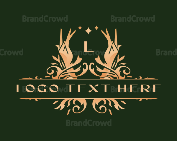 Luxury Hand Beauty Logo