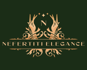 Luxury Hand Beauty logo design