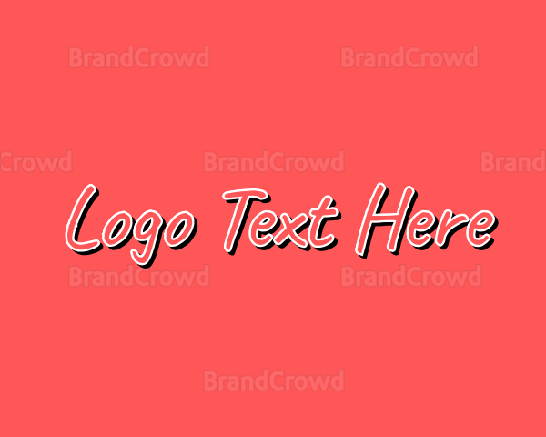 Nightclub Party Text Font Logo