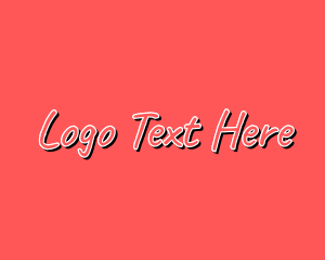 Nightclub Party Text Font Logo