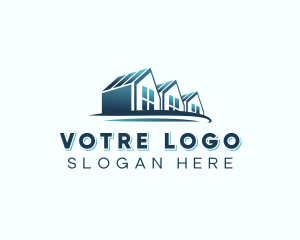 Residential Realty Roof logo design