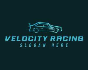 Fast Racing Car logo design