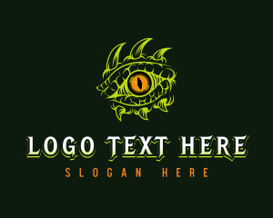 See - Dragon Eye Monster logo design