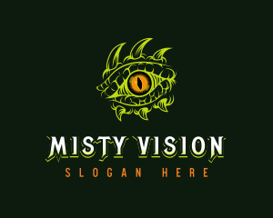 Dragon Eye Monster logo design