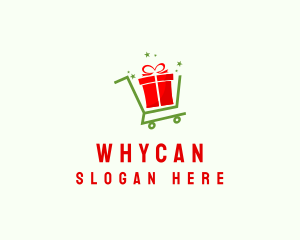 Gift Box Cart  Logo