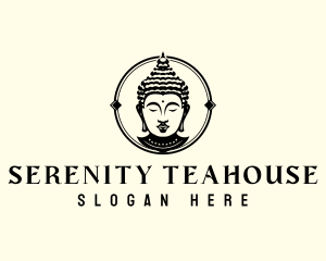 Buddha Spiritual Meditation  logo design