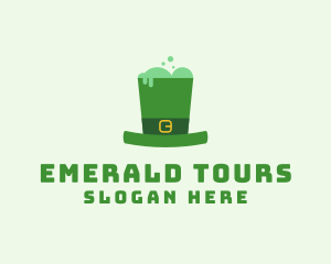 Ireland - Leprechaun Top Hat logo design