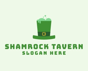 Irish - Leprechaun Top Hat logo design