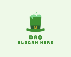 Celtic - Leprechaun Top Hat logo design