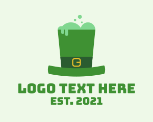 Ireland - Leprechaun Top Hat logo design