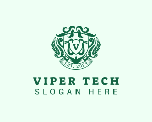 Viper - Shield Royal Snake logo design