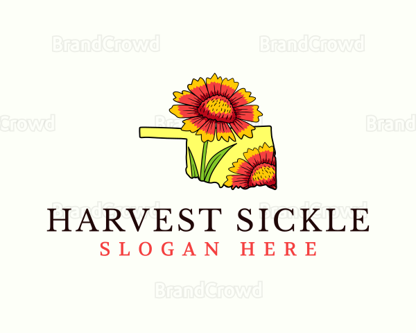 Oklahoma Blanket Flower Logo