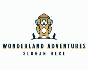 Adventure Camper Dog logo design