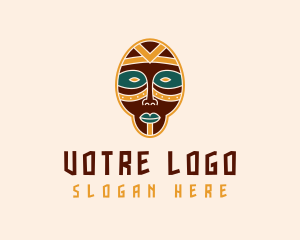 Civilization - African Tribal Mask logo design