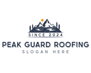 Outdoor Peak Mountaineering logo design