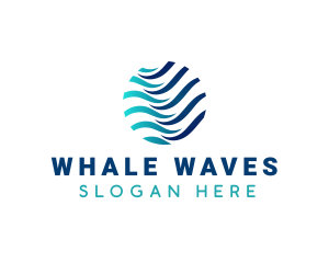 Wave Ocean Water logo design