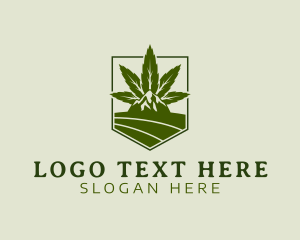 Plantation - Mountain Marijuana Farm logo design