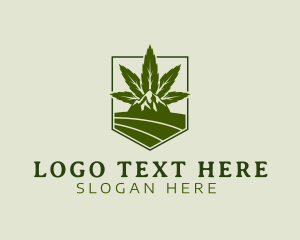 Smoking - Mountain Marijuana Farm logo design