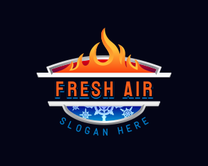 Ice Fire Thermal logo design