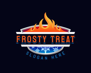 Ice Fire Thermal logo design